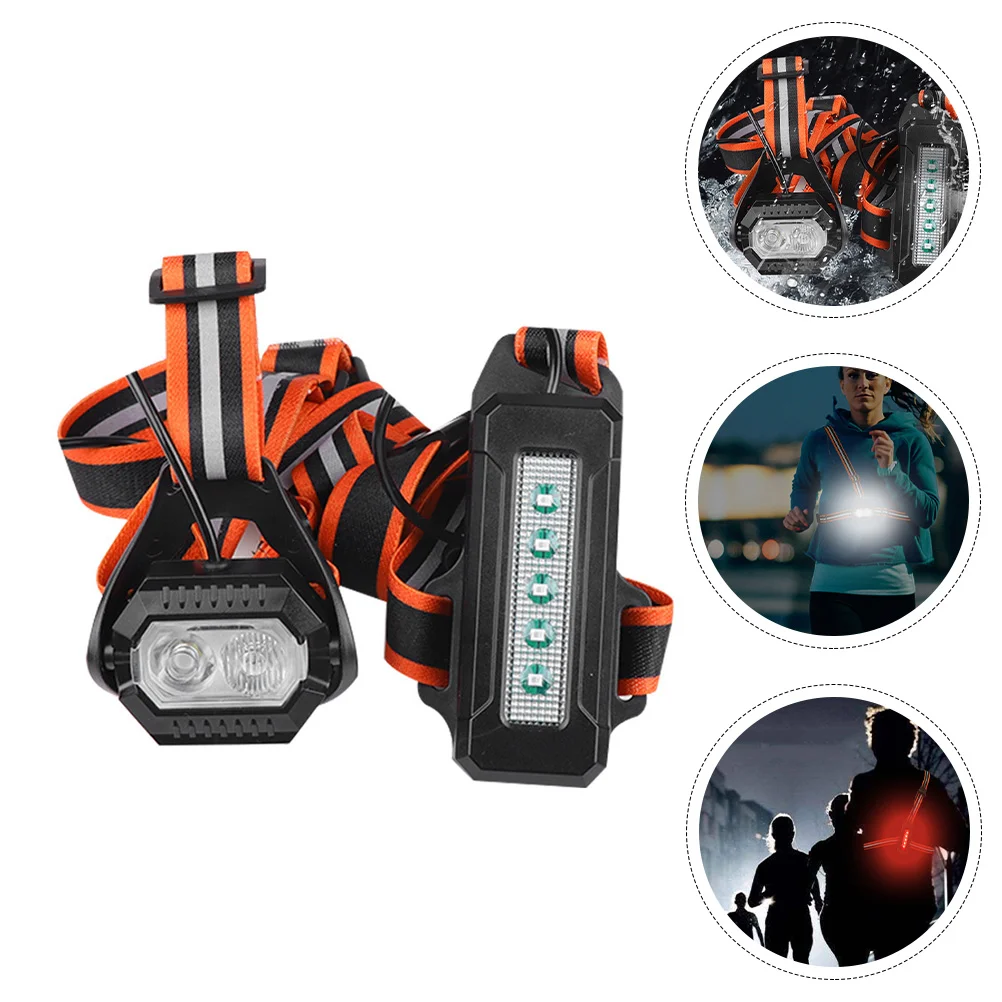 

Light Runninglamp Outdoor Rechargeable Reflective Runner Waterproofwarning Night Strap Portableflashlights Headlampjoggers