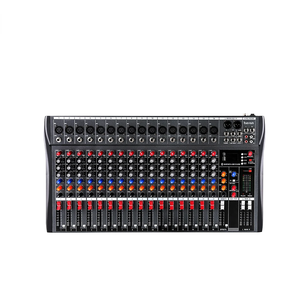 16-канальный диджейский контроллер с эффектом эхо компактный Миксер качественным