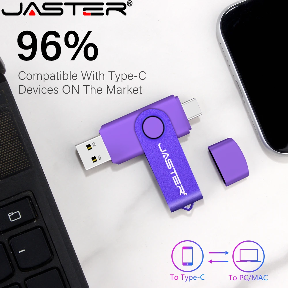 Фото USB-флеш-накопитель JASTER, 2,0 дюйма, 64 ГБ, 32 ГБ, 8 Гб №5