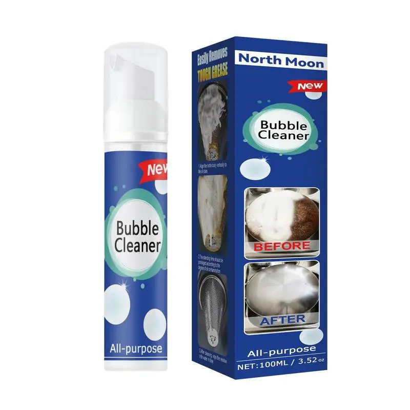 

All-Purpose Rust Cleaner Bubble Household Cleaning Bubble Spray Foam Kitchen Supplies Grease Wash Cleaning Rust Remover
