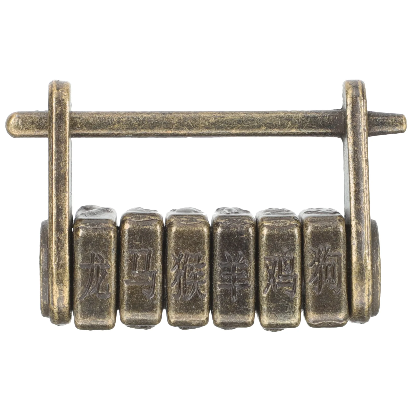 

Padlock Lockchinese Box Password Jewelryletter Old Vintage Code Padlocks Metal Door Coded Drawer Cabinet Gift Suitcase