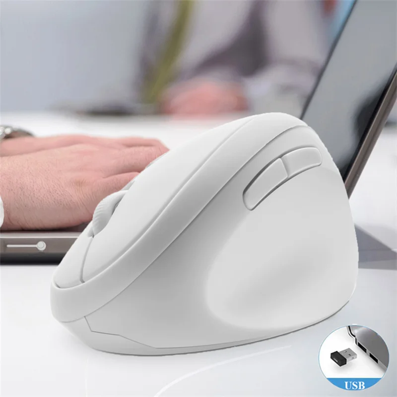 Portable Ergonomic 2.4G Wireless Vertical Mouse USB Optical Wired Mause Mini Computer Gaming Mice For PC Laptop Tablet Office