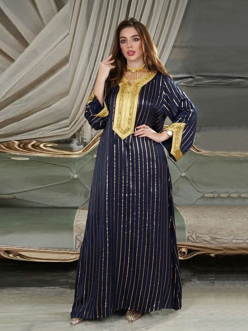 Ramadan Eid Mubarak Dubai Abaya Arabic Robe Longue Femme Kaftan Turkey Islam Muslim Hijab Long Dress African Dresses For Women