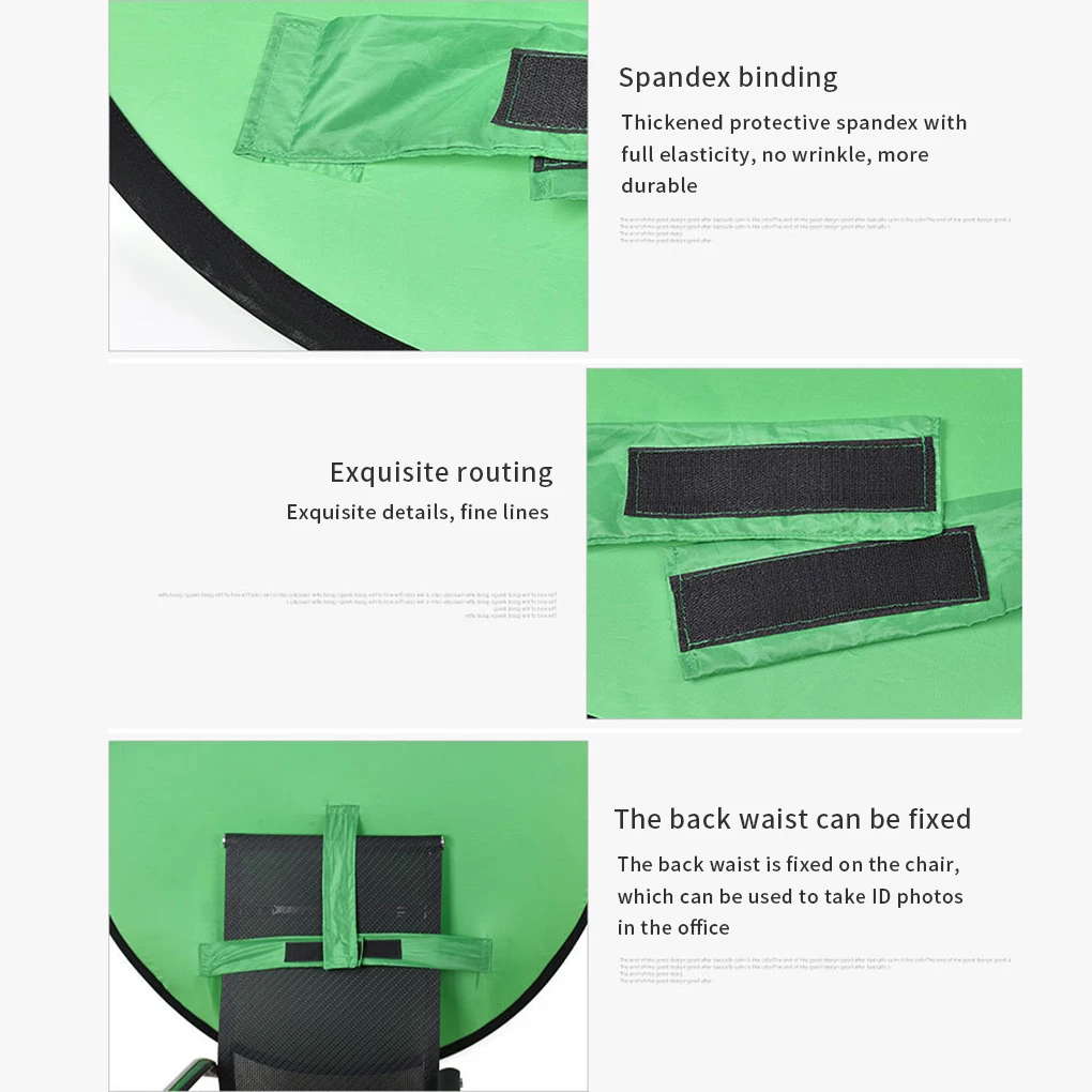 Mounted Green Screen Live Streaming Photography Foldable Background  110cm