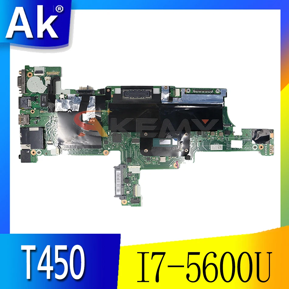 

Материнская плата для ноутбука LENOVO ThinkPad T450 I7-5600U материнская плата AIVL0 NM-A251 00HN531