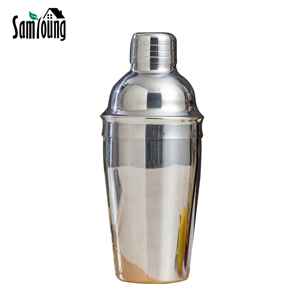 

1PCS 350/550/600/700/750ml Cocktail Shaker Stainless Steel Mixer Wine Martini Boston Shaker For Bartender Drink Party Bar Tools