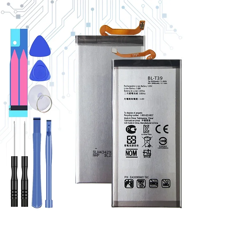 BL-T39 Высококачественный аккумулятор для LG G7 + G7ThinQ LM G710 ThinQ Q7 LMQ610 BL T39 Аккумуляторы