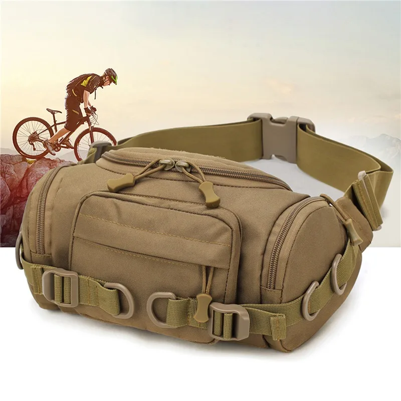 

Тактическая поясная сумка, военная уличная Сумка для кемпинга, похода, бутылки с водой, забавные камуфляжные поясные мешки