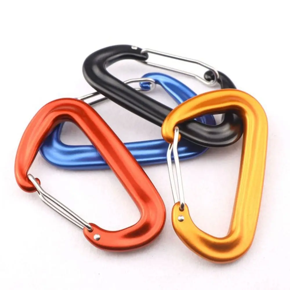 

Equipment Climbing Button New Multicolor Aluminium Safety Buckle Keychain Aluminum Alloy Key Buckle Outdoor Sports