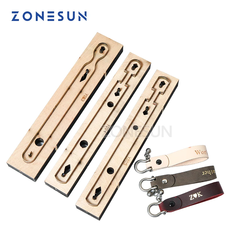 

ZONESUN индивидуальные формы кожи лазерной штамповки, фотобумага, ПВХ/Эва лист резак формы, DIY кожаный лазерный нож die key