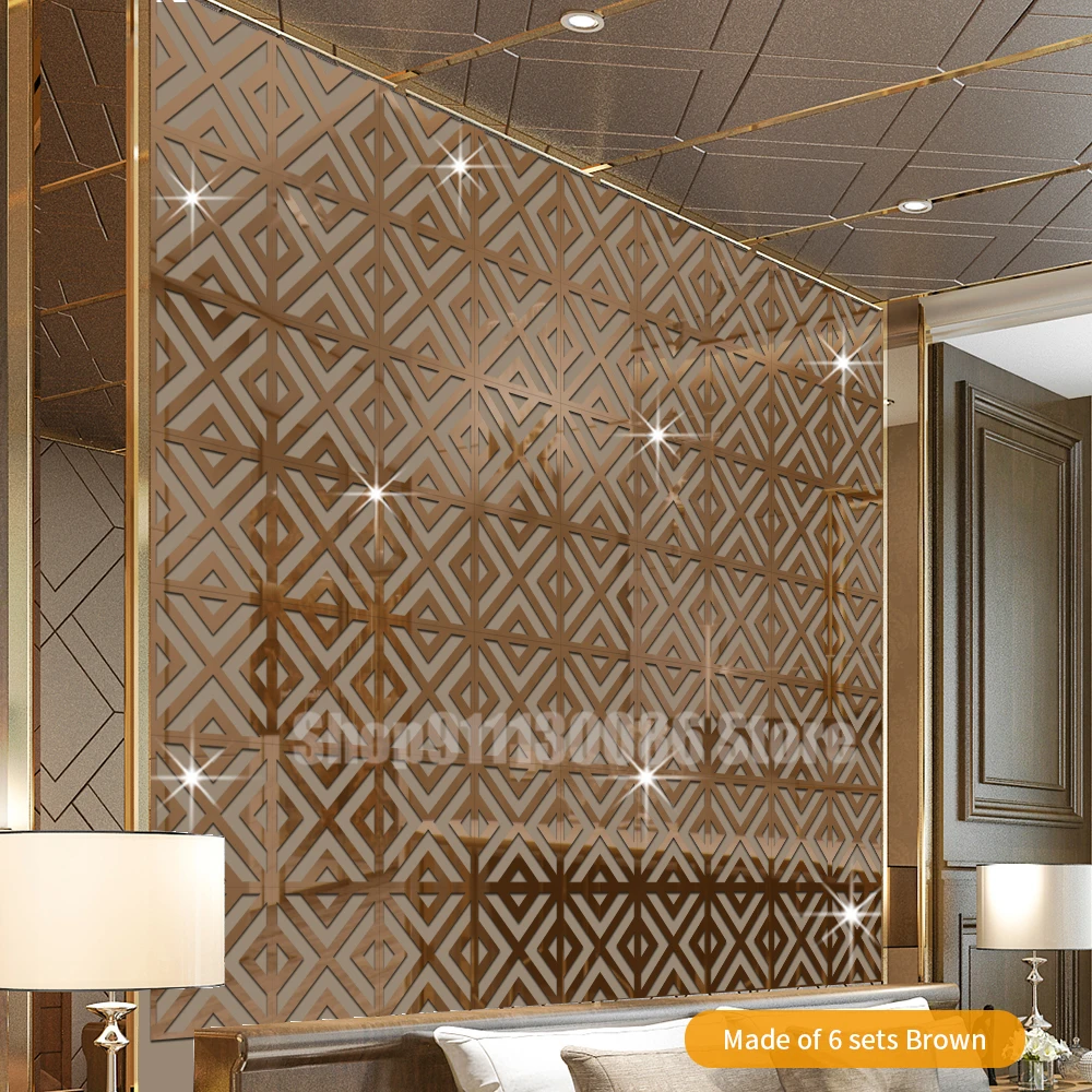 

Зеркальные наклейки на стену, легко чистить, для кухни, домашнего декора, гостиной