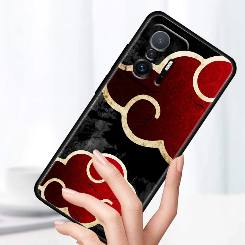 naruto hot anime sharingan for xiaomi mi 12 11 10 ultra 11t 10t pro lite 11i 10i 10s 5g tpu soft silicone black phone case cover free global shipping