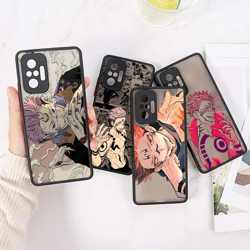 

Jujutsu Kaisen For Redmi Note 11 Cases Xiaomi Redmi 8 9 9A 9C 9T 10C 6A 7A Note 8 10 11 9 Pro Case Matte Cover Sukuna Gojo Anime