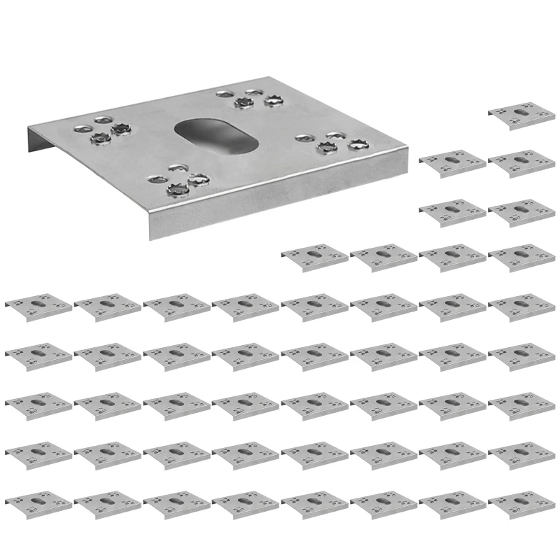 

50Pcs Solar Panel Mounting Brackets Grounding Washer/Gasket Corrosion-Free Construction for RVs Trailers Boats Dropshipping