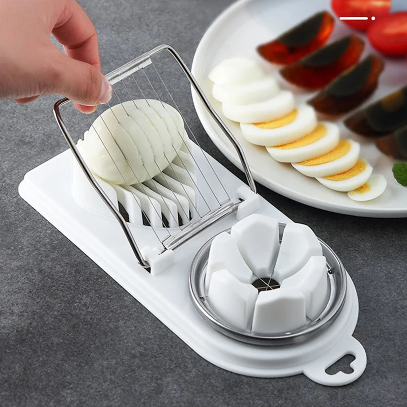 

Egg Cutting Tool Egg Cutter Egg Slicing Divider Fancy Splitting Cutting Loose Flower Egg Multifunctional Egg Cutter Kitchen Tool