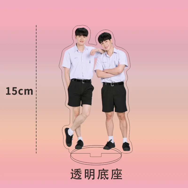 New Thailand Stars Drama En of Love Mechanics Vee Mark Yinwar Figure Acrylic Stand Model Plate Desk Decor Standing Gift |