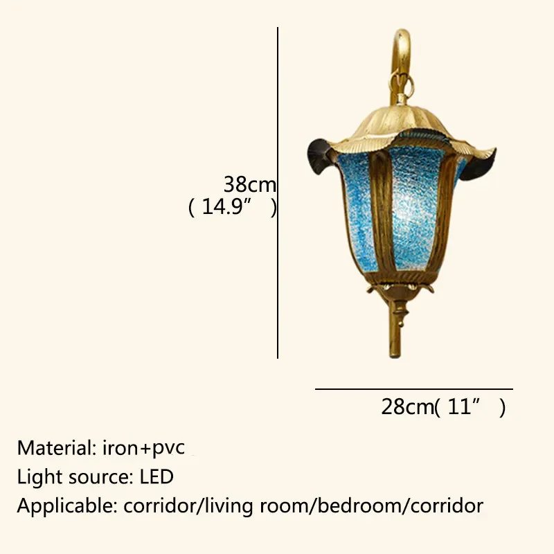 SEAN Юго-Восточный Богемный региональный Стиль Крытый Настенный Светильник