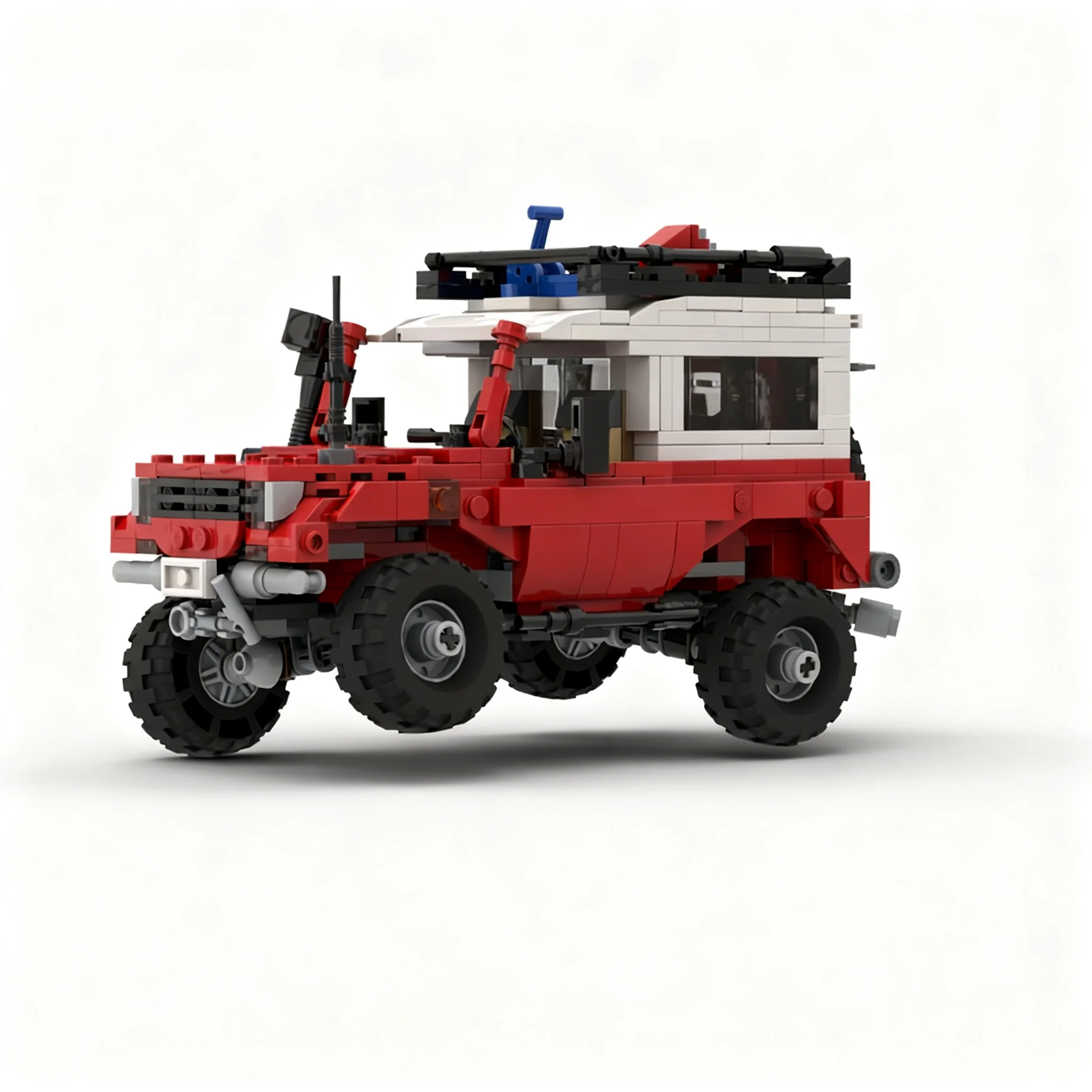 525 деталей MOC LJ73 Toyota Landcruiser V3 City Champions, конструктор, набор для сборки, идея для творчества, детский конструктор, рождественский подарок, игрушка (art.: 3920dc6f87ea8) - 3920dc6f87ea8