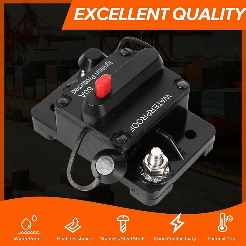 Автоматический выключатель 50 А с ручным сбросом лодочный троллинговый двигатель