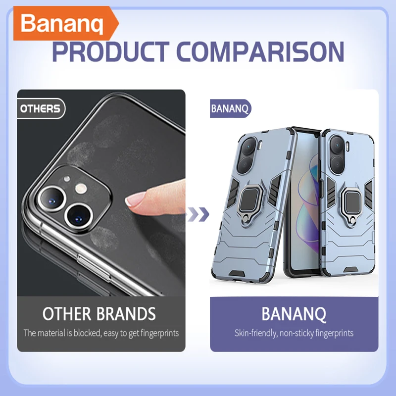 Чехол Bananq с кронштейном для Huawei Enjoy 8 8E 7 7S Z Maimang 20 9 чехол Honor 8X Max 7C 7A 6X V10 Play 40 30 Plus Note 10