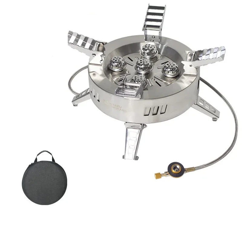 Туристическая газовая плита очень большая Портативная Складная для пикника с