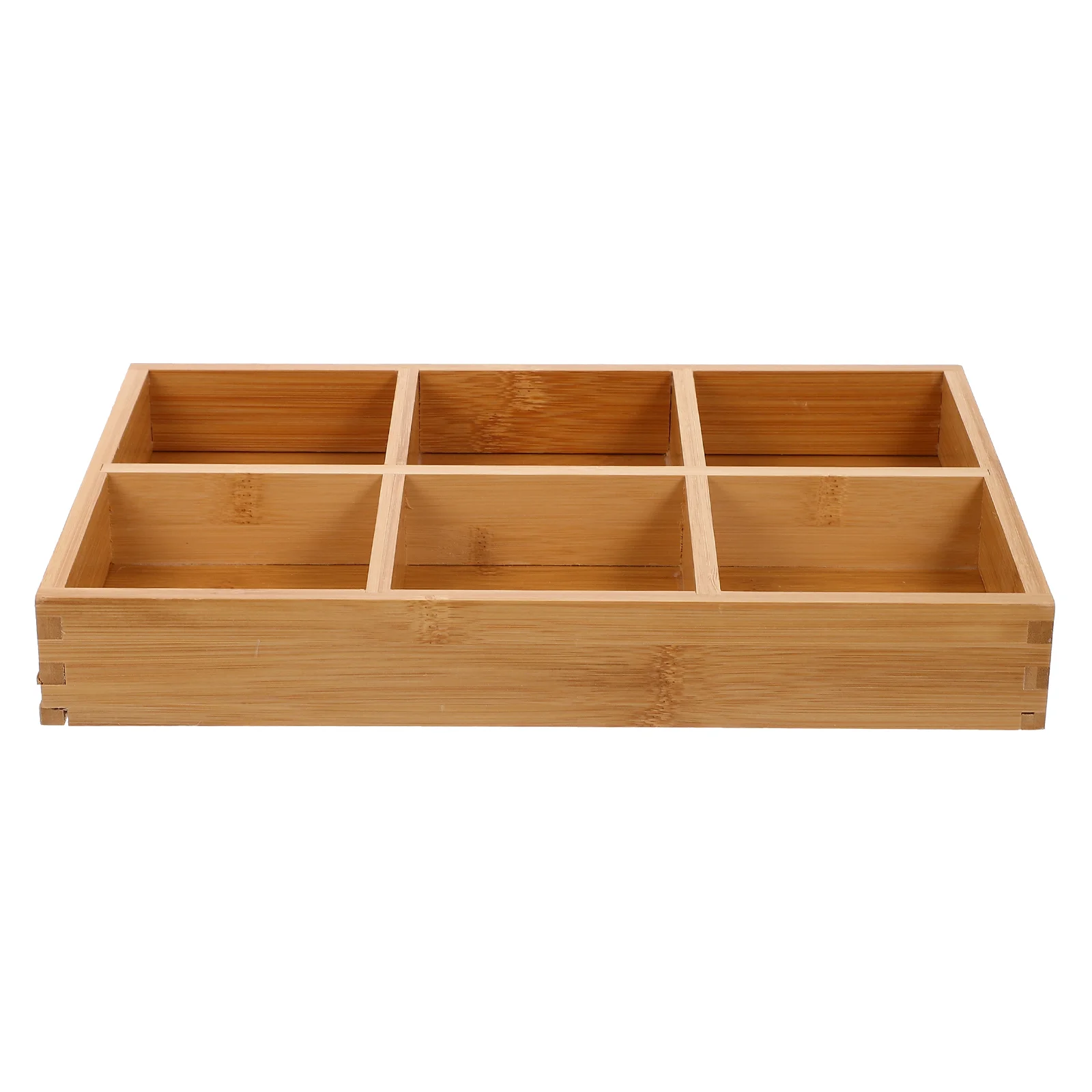 

Tray Serving Snack Platter Fruit Divided Box Plate Wood Storage Tea Candy Dish Compartment Appetizerdried Dishes Sushi Wooden