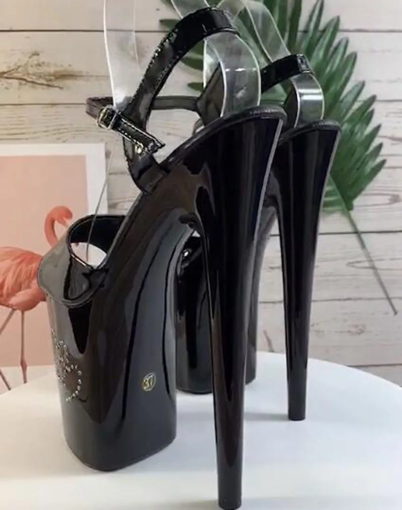 LAIJIANJINXIA Новинка 20 см/8 дюймов PU верхняя мода сексуальные экзотические высокие