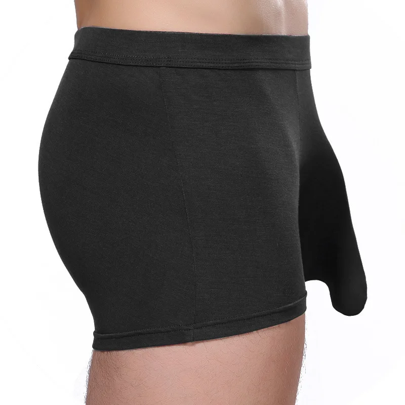 

Сексуальное мужское нижнее белье, мужские боксеры, шорты, мужское нижнее белье с изображением слона, мужские трусы с длинным выпуклым мешоч...