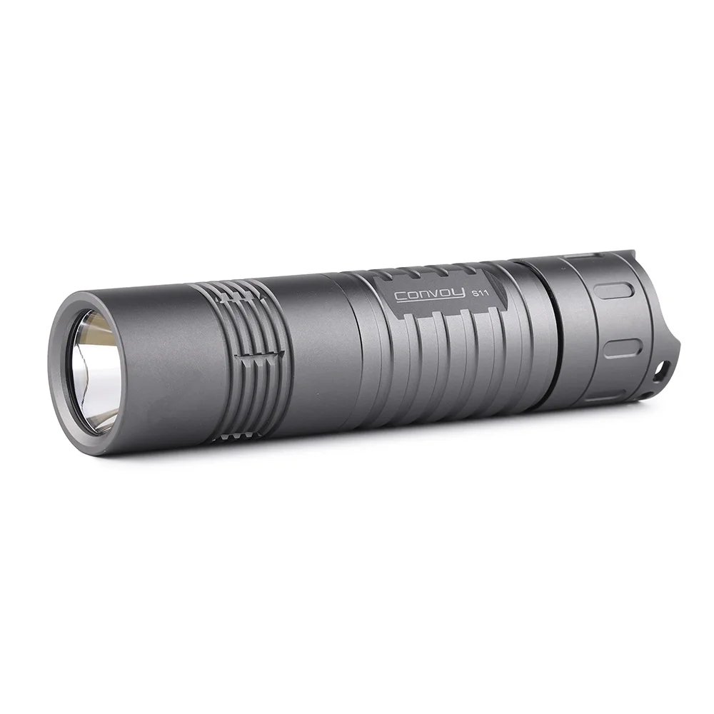 Фото Фонарик Convoy S11 SST40, портативный светильник, мощный светодиодный фонарик Lanterna 26650, лампа для кемпинга, рыбалки и охоты №5