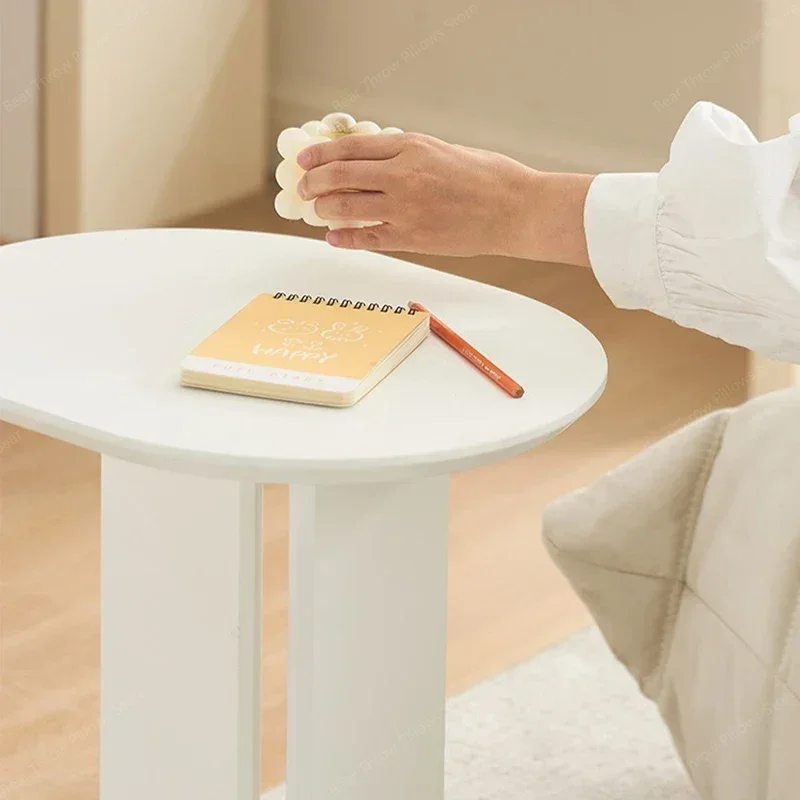Белый кофейный столик Декор подноса дизайнерский простой салонный угловой