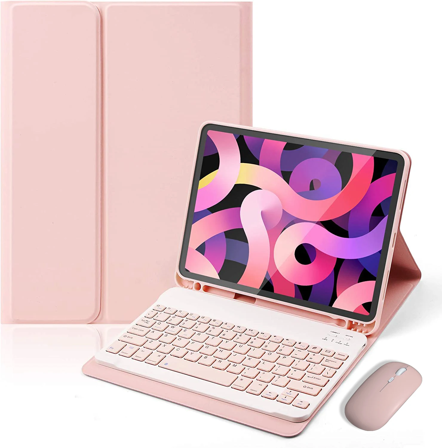 

iPad Keyboard Case Mouse 2.4GHz For Air 3 2 1 10.5 iPad 9th gen 8th 7th 10.2 6 5th 9.7 Air4 Air5 10th 10.9 Pro 11 inch Pro 12.9