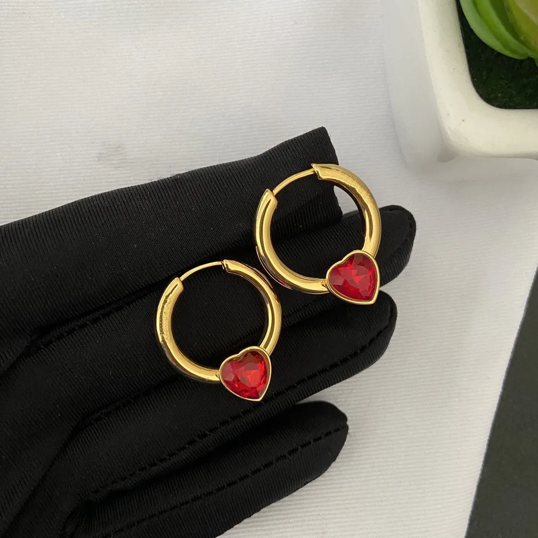 

Delicate love ear loops earrings