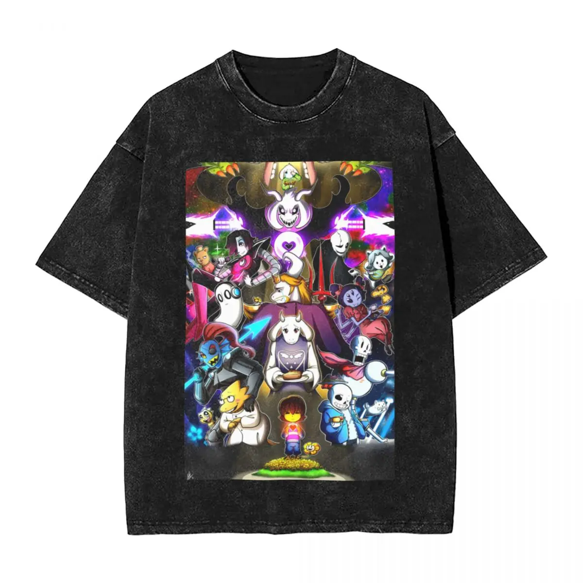 Футболка Undertale Asriel Frisk Heart в стиле хип-хоп хлопковые футболки High Street модные мужские