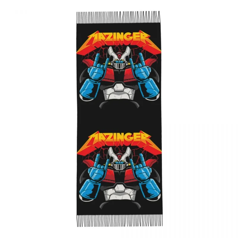 Рисунок 5 - Женская длинная шаль Mazinger Z женские зимние шарфы