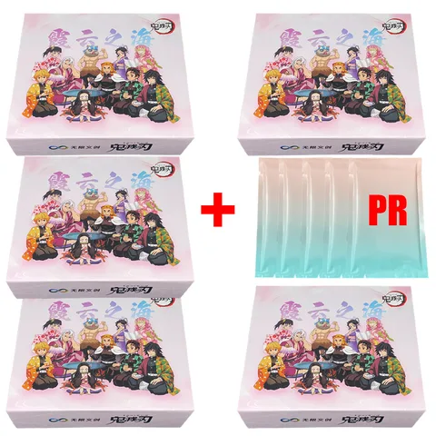 Оптовая продажа, новые карты «Убийца демонов», японское аниме TCG Booster Box Kamado Nezuko SR SP, редкая игра, детская игрушечная карта на день рождения