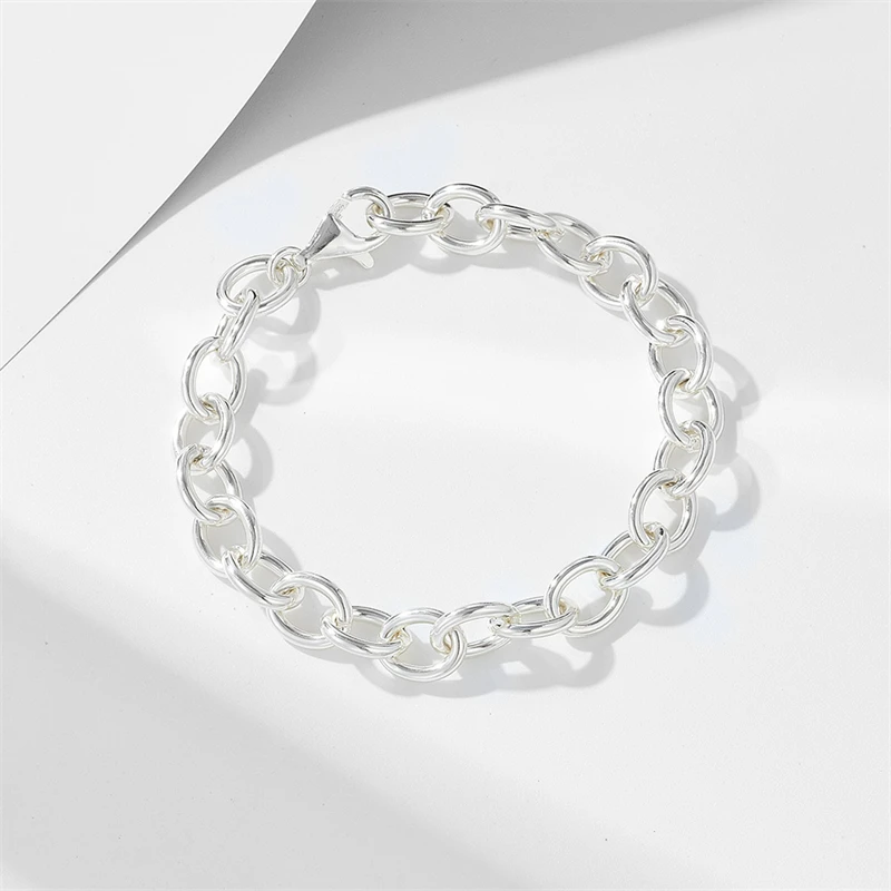 

Женский браслет из серебра 925 пробы, со сверкающими кругами