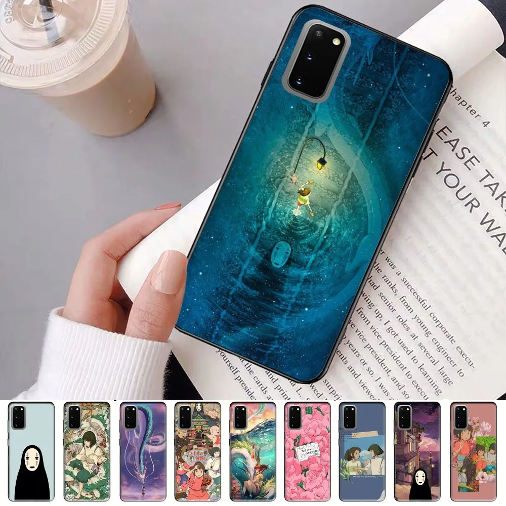 

Cartoon Spirited Away Phone Case For Samsung S 9 10 20 21 22 23 30 23plus lite Ultra FE S10lite Fundas