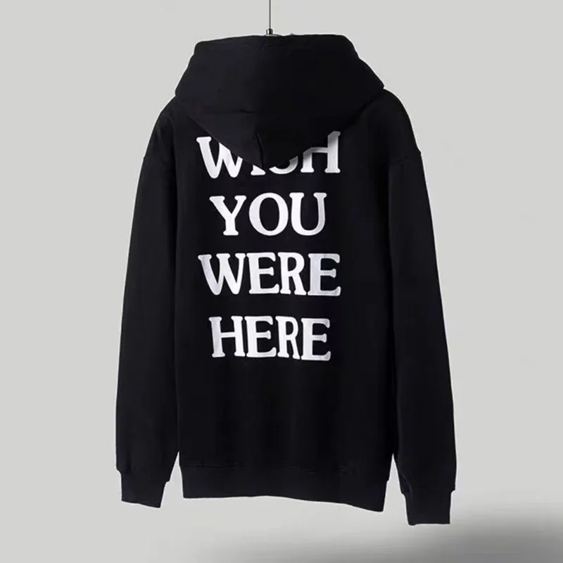 High Street Новый свитшот KANYE WEST красочный джемпер с вышивкой и монограммой