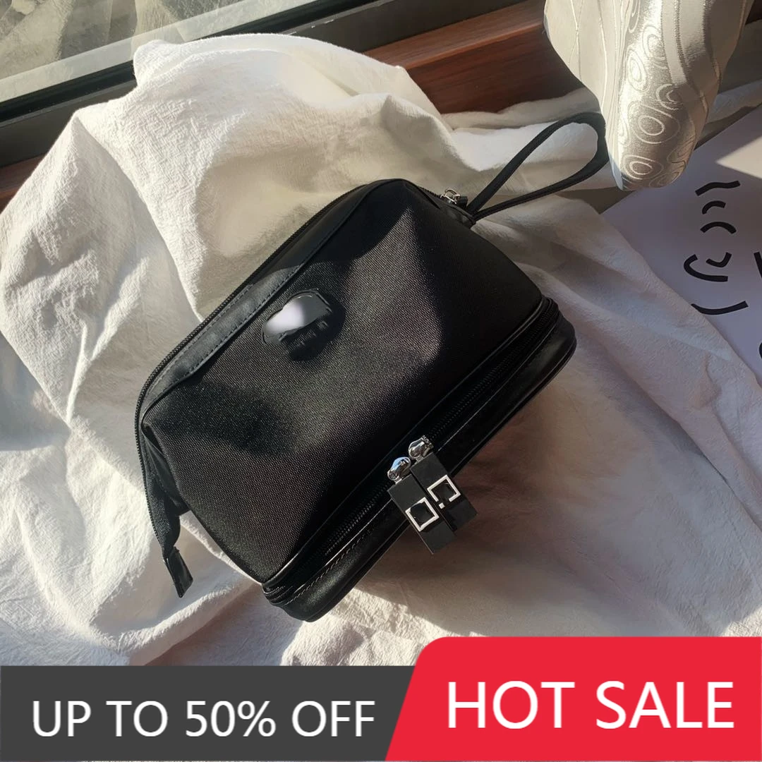 

AIOSC Women Luxury Designer Top Quality Nylon Cosmetic Female Handbag Clutch Bag Fashion Waterproof Travel Bagand Purses