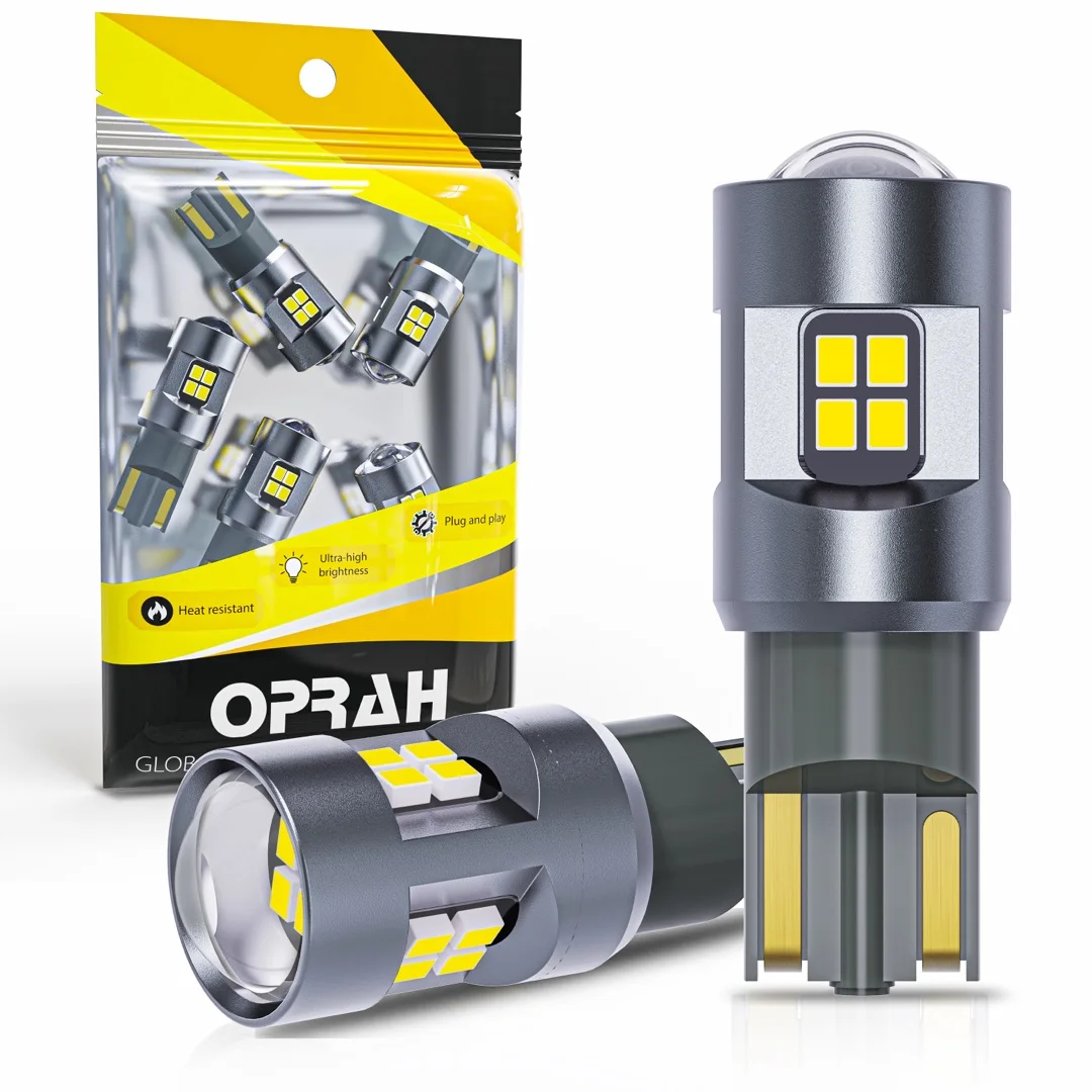 

Oprah 2 шт. T10 разъем W5W Автомобильная светодиодная лампа Canbus без ошибок 12 В купольные боковые габаритные огни для грузовиков 194 168 6000k белые внутренние лампы