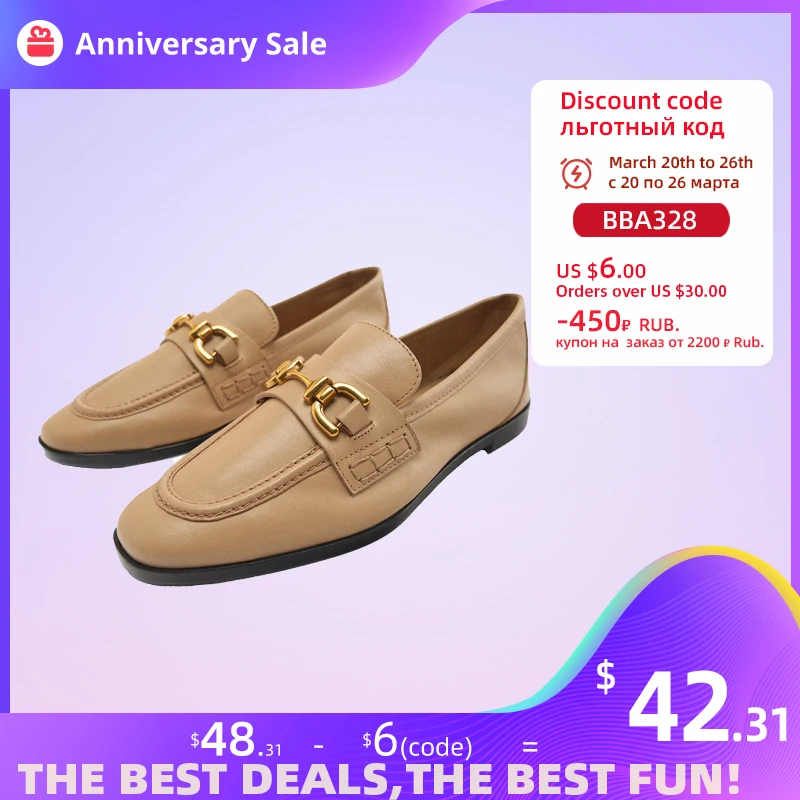 Женские туфли в стиле ретро QUTAA, ZA черные туфли-лоферы из натуральной кожи, на низком каблуке, с круглым носком, офисные туфли, размеры 34-43, для весны и лета, 2019 - купить по выгодной цене