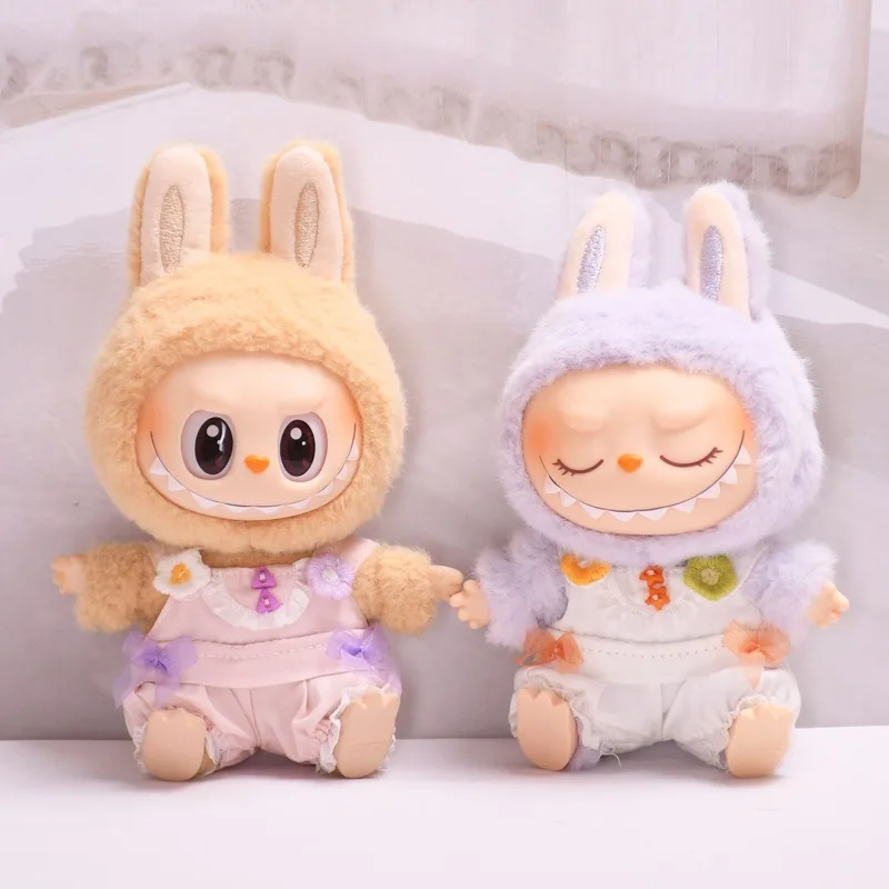 Комбинезон свежего цвета для кукол Labubu возрастной стиль плюшевых друзей