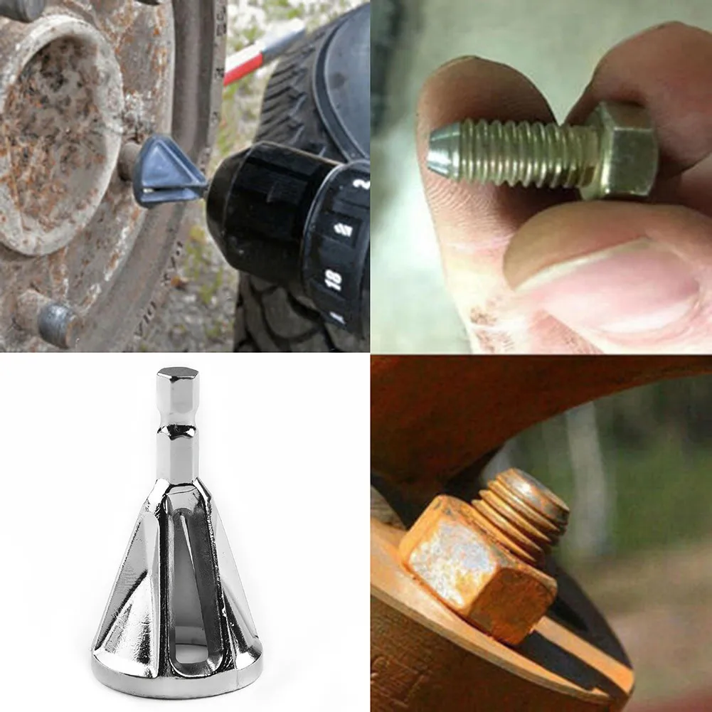 

Stainless Steel Deburring External Chamfer Tool High Strength Hardness Drill Bit Remove Burr Silver Drill Bit Tools Kit