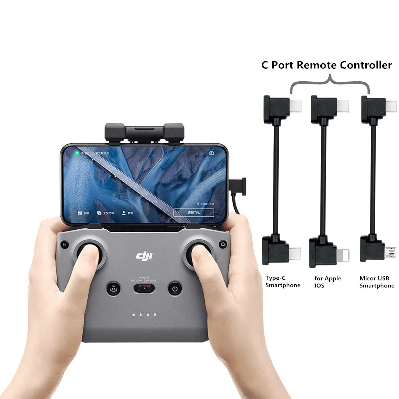 Новый кабель для передачи данных для DJI Mavic 3Air 22SMini 2MINI 3 PRO Drone IOS Type-C Micro-USB-адаптер Проводной разъем Кабель для планшета и телефона (art.: 3920ce99a81ed) - 3920ce99a81ed