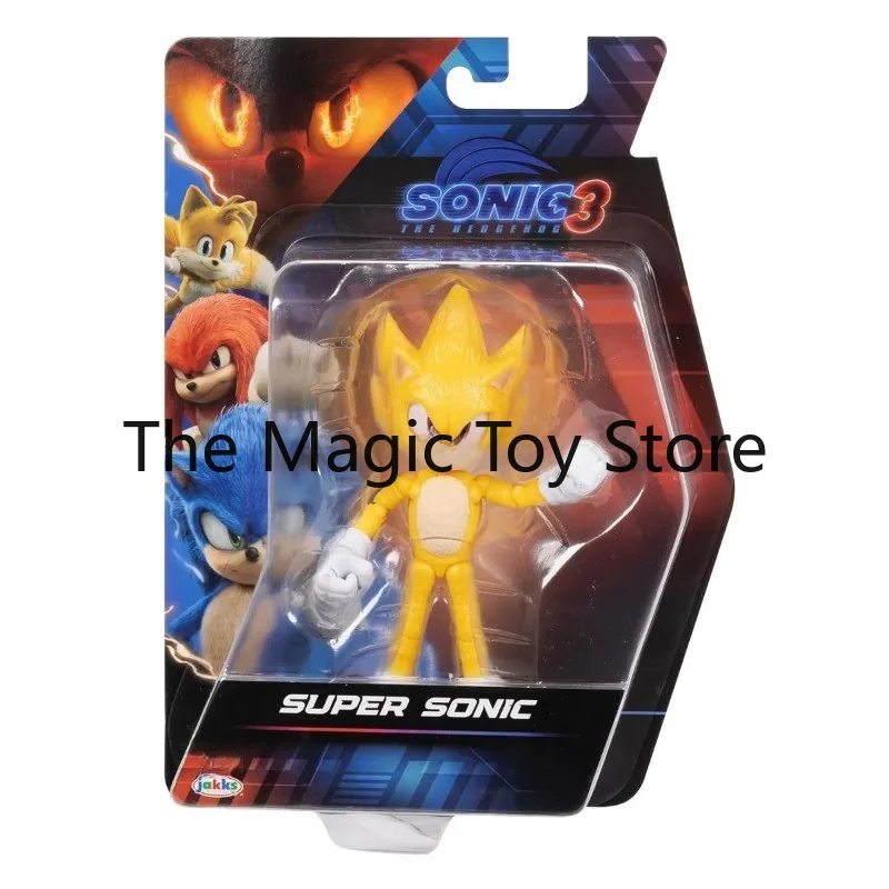 Оригинальная современная металлическая фигурка Соника из игры «Sonic The Hedgehog» (4 дюйма) – стильная настольная игрушка, классический коллекционный предмет из мультфильма, игрушка (art.: 3920db1011fda) - 3920db1011fda
