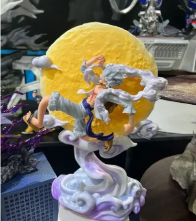 

One Piece Series Moon Luffy Action Figure Ornament Surrounding The Motherland Version Of Model Voice Activated Light Toys