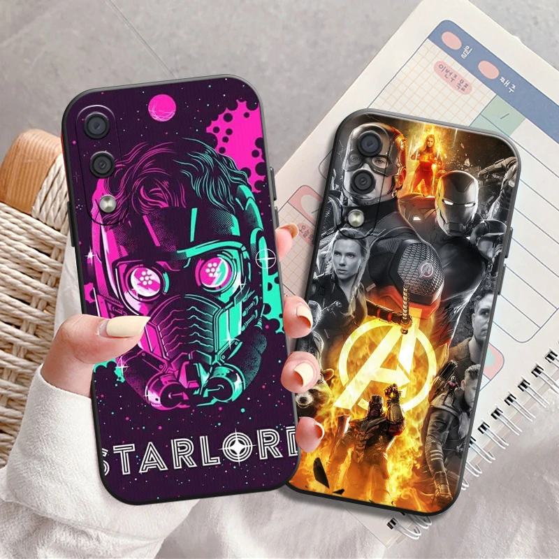 

Popular Marvel Phone Case For Samsung Galaxy A01 A02 A10 A10S A20 A22 4G 4G 5G A31 Silicone Cover Funda Soft Black Coque