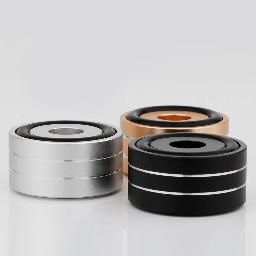 

4Pcs SP4010 HiFi AMP Speaker Aluminum Isolation Feet Pad Use For Turntable DAC Stereo Audio Speakers Amplifier Feet Pads 40x20mm