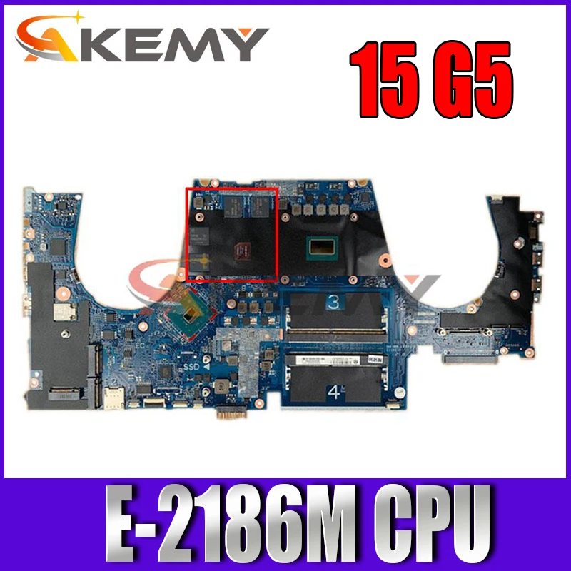 

Материнская плата для ноутбука HP ZBOOK 15 G5, материнская плата DA0XW2MBAG0 L28695-601 SRCKQ E-2186M tesed DDR4