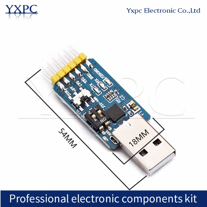 

CP2102 USB-UART 6-in-1 Multifunctional(USB-TTL/RS485/232,TTL-RS232/485,232 to 485) 3.3V/5V Serial Adapter for Arduino Module